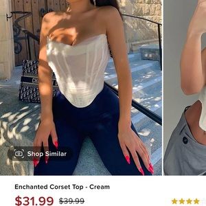 Fashion nova corset top